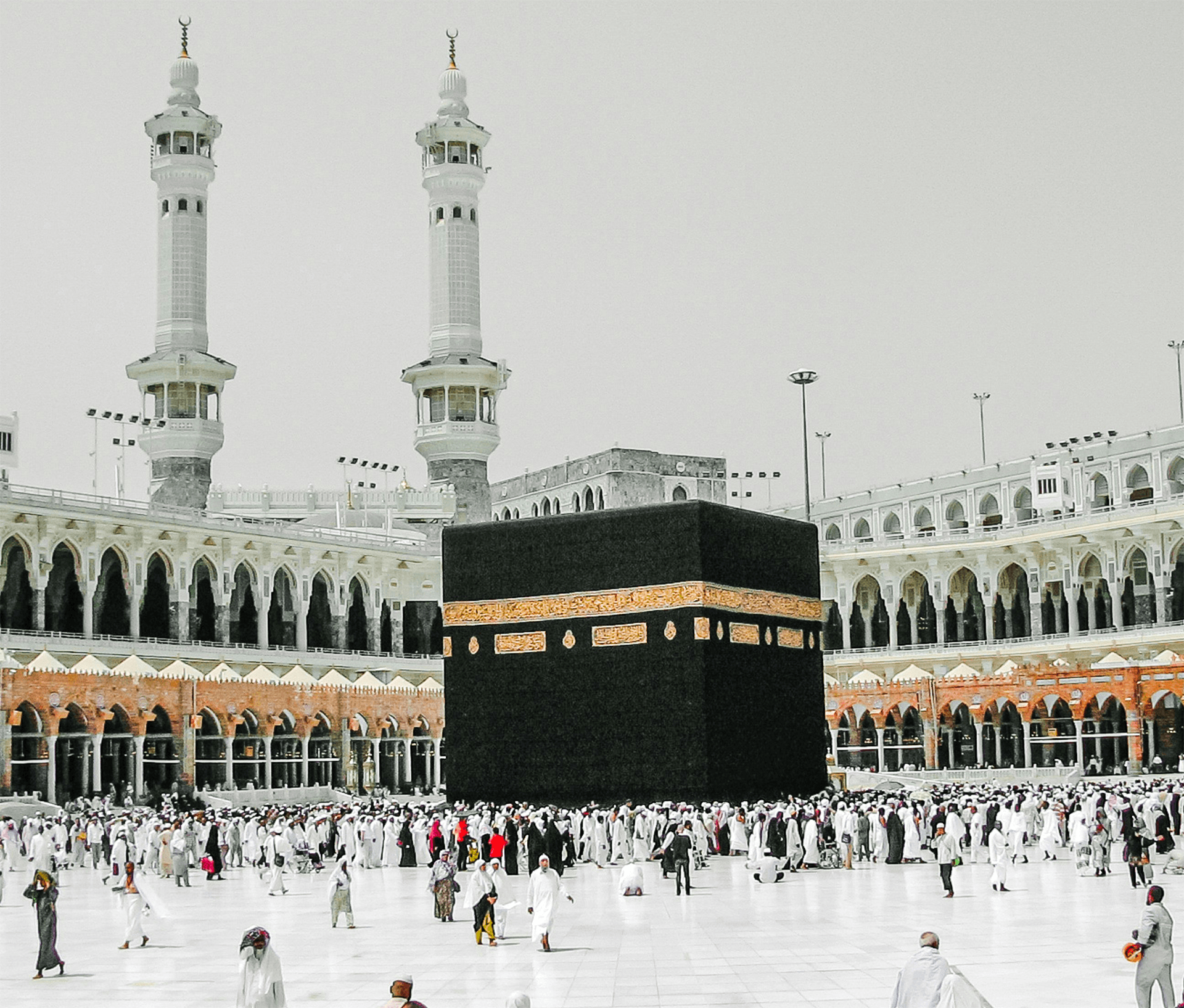 Masjid al-Haram, Makkah with the Kaaba